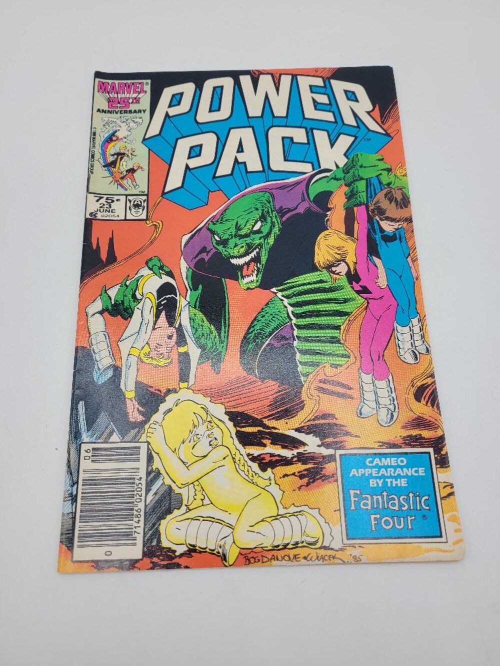 Marvel Comic Power Pack #23 June 1986 VF/VG Fantastic Four Cameo